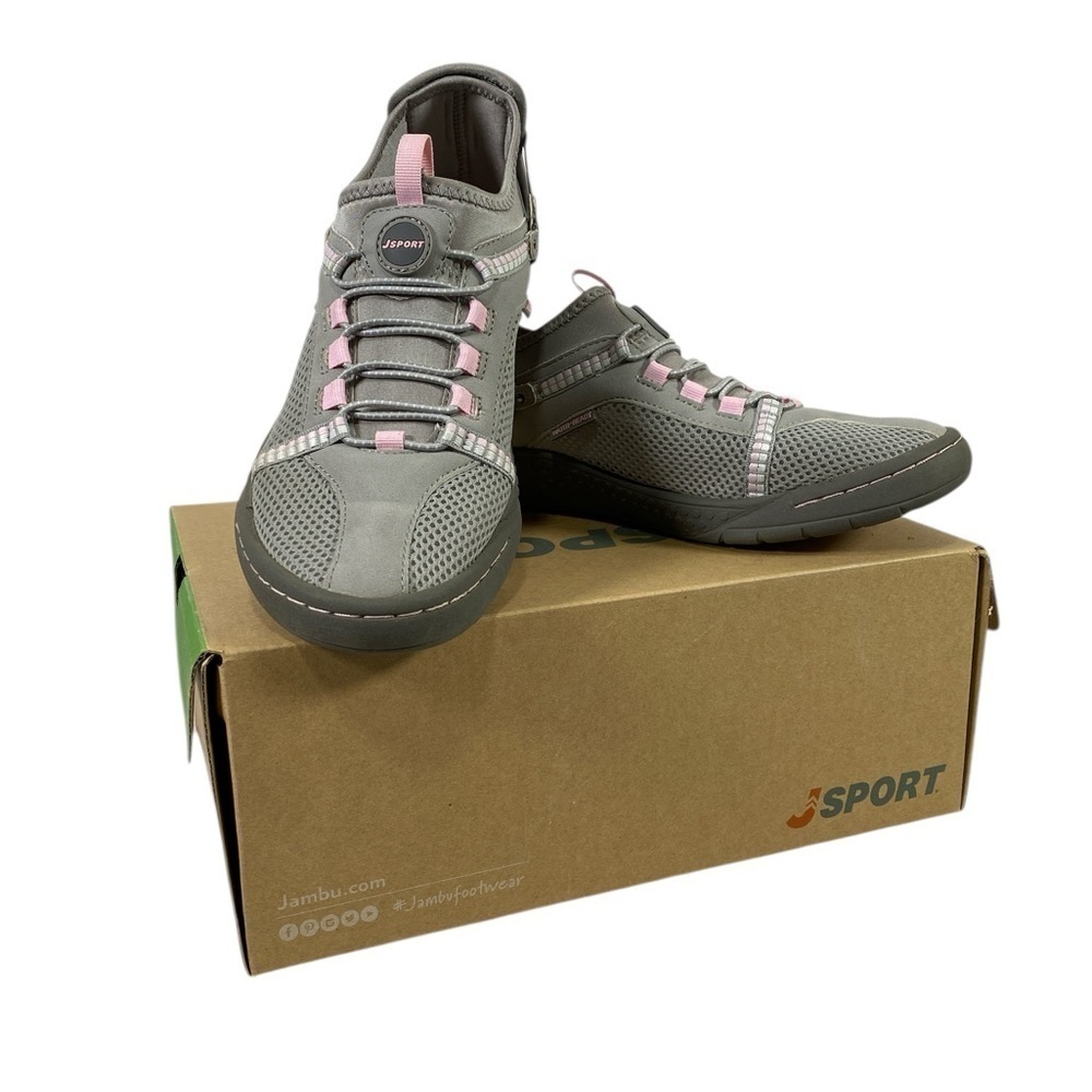 Jambu JSport Tahoe Encore Women's Athletic Shoes in Gray and Pink